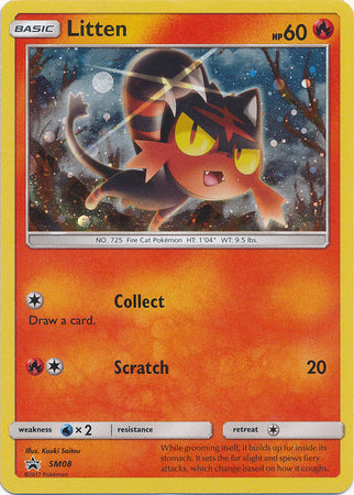 Litten : PROMO (Holo) - SM08