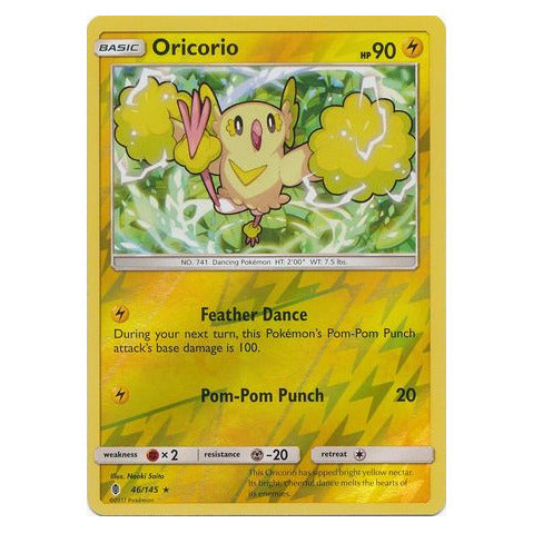 Oricorio : GUARDIANS RISING (Reverse holo) - 46/145