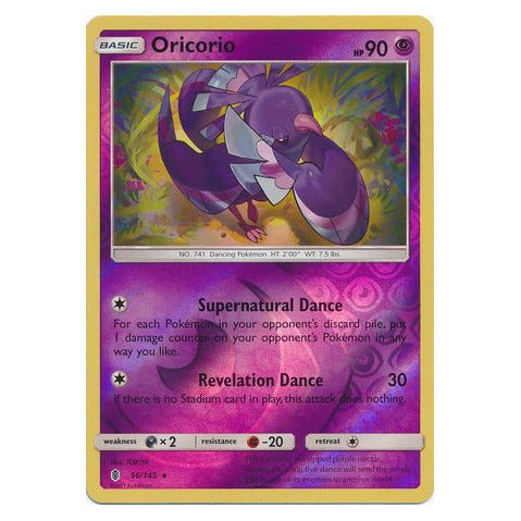 Oricorio : GUARDIANS RISING (Reverse holo) - 56/145