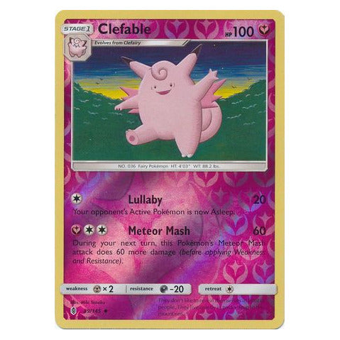 Clefable : GUARDIANS RISING (Reverse holo) - 89/145