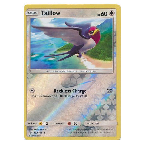 Taillow : GUARDIANS RISING (Reverse holo) - 103/145