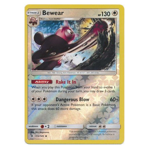 Bewear : GUARDIANS RISING (Reverse holo) - 113/145