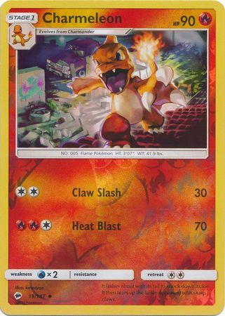 Charmeleon : BURNING SHADOWS (Reverse holo) - 19/147