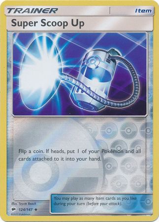 Super Scoop Up : BURNING SHADOWS (Reverse holo) - 124/147 - Lockett Labs UK