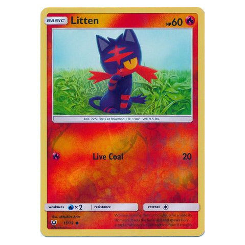 Litten : SHINING LEGENDS (Reverse holo) - 15/73