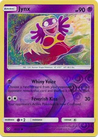 Jynx : SHINING LEGENDS (Reverse holo) - 38/73 - Lockett Labs UK