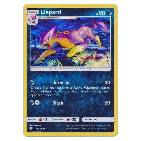 Liepard : SHINING LEGENDS (Reverse holo) - 49/73