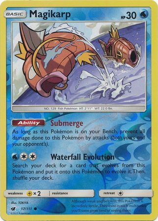 Magikarp : CRIMSON INVASION (Reverse holo) - 17/111 - Lockett Labs UK