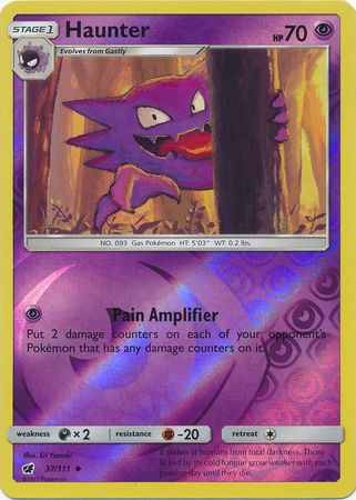 Haunter : CRIMSON INVASION (Reverse holo) - 37/111