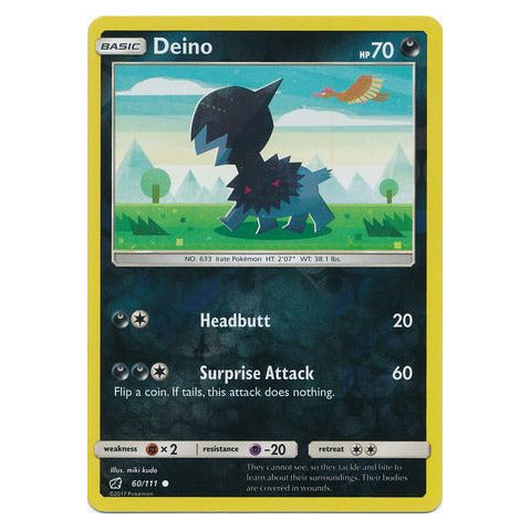 Deino : CRIMSON INVASION (Reverse holo) - 60/111