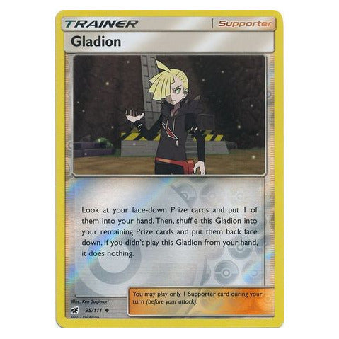 Gladion : CRIMSON INVASION (Reverse holo) - 95/111