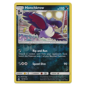 Honchkrow : ULTRA PRISM (Reverse holo) - 72/156