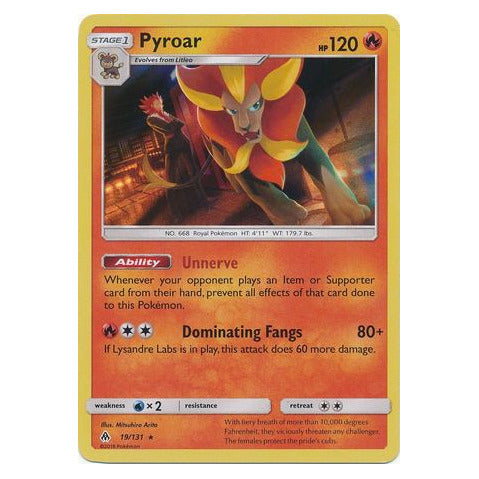 Pyroar : FORBIDDEN LIGHT (Holo) - 19/131