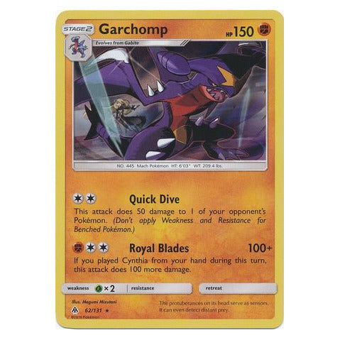 Garchomp : FORBIDDEN LIGHT (Holo) - 62/131