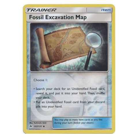 Fossil Excavation Map : FORBIDDEN LIGHT (Reverse holo) - 107/131