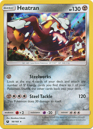Heatran : CELESTIAL STORM (Holo) - 98/168 - Lockett Labs UK