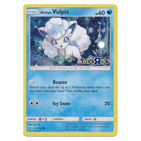 Alolan Vulpix : TOYS ‘R’ US PROMO (Holo) (Sealed) - 21/145
