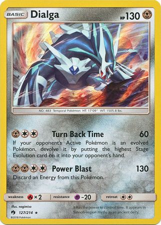Dialga : LOST THUNDER (Holo) - 127/214 - Lockett Labs UK