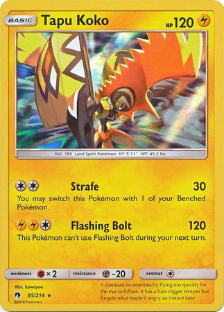 Tapu Koko : LOST THUNDER (Holo) - 85/214