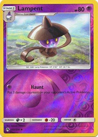 Lampent : LOST THUNDER (Reverse holo) - 102/214 - Lockett Labs UK
