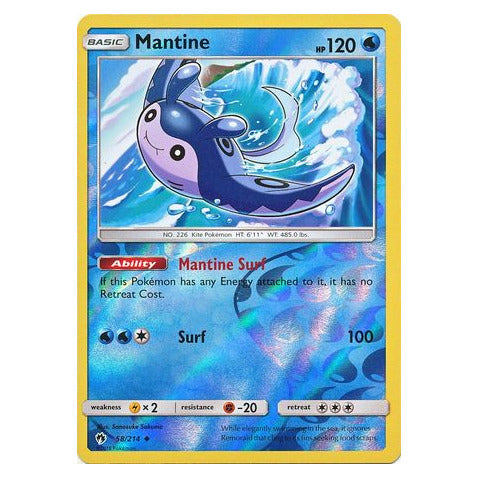 Mantine : LOST THUNDER (Reverse holo) - 58/214