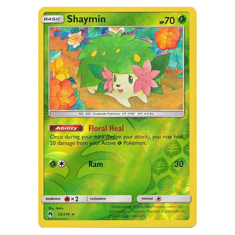 Shaymin : LOST THUNDER (Reverse holo) - 33/214