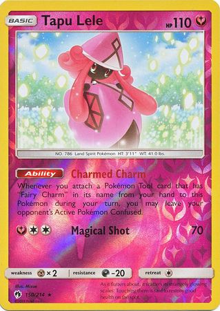 Tapu Lele : LOST THUNDER (Reverse holo) - 150/214 - Lockett Labs UK