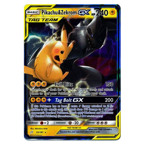 Pikachu & Zekrom GX : TEAM UP - 33/181