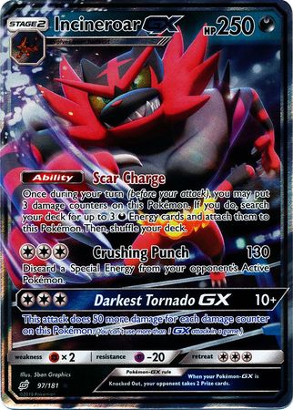 Incineroar GX : TEAM UP - 97/181