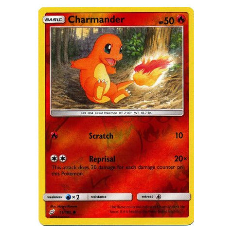 Charmander : TEAM UP (Reverse holo) - 11/181