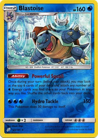 Blastoise : TEAM UP (Reverse holo) - 25/181