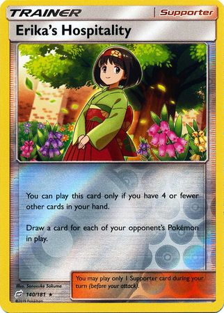 Erika's Hospitality : TEAM UP (Reverse holo) - 140/181 - Lockett Labs UK