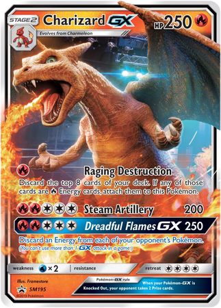 Charizard GX : PROMO - SM195