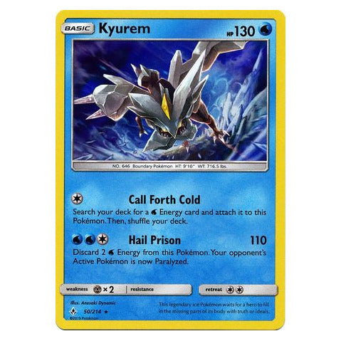 Kyurem : UNBROKEN BONDS (Holo) - 50/214