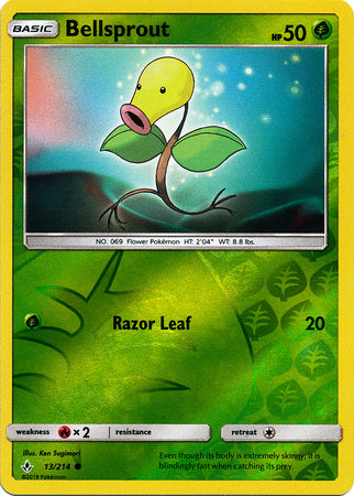 Bellsprout : UNBROKEN BONDS (Reverse holo) - 13/214