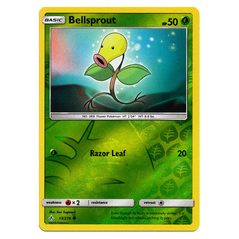 Bellsprout : UNBROKEN BONDS (Reverse holo) - 13/214