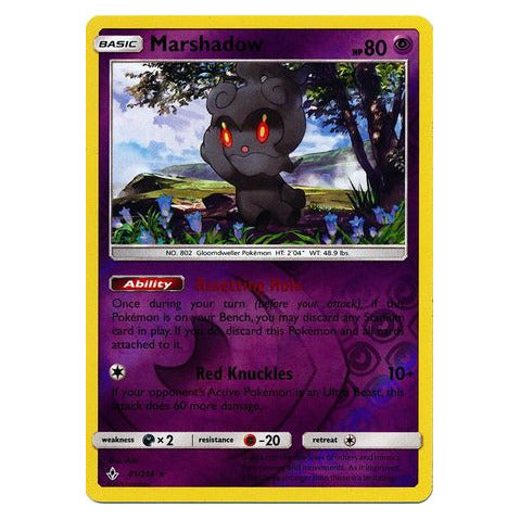 Marshadow : UNBROKEN BONDS (Reverse holo) - 81/214