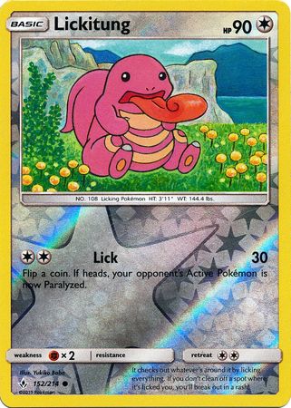 Lickitung : UNBROKEN BONDS (Reverse holo) - 152/214