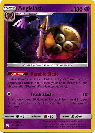 Aegislash : UNIFIED MINDS (Holo) - 95/236