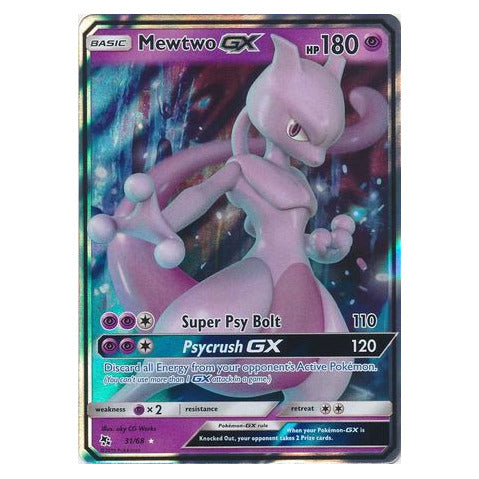 Mewtwo GX : HIDDEN FATES - 31/68