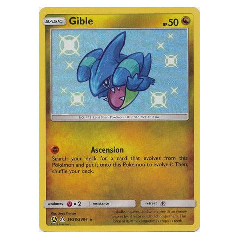 Gible : HIDDEN FATES - SV38/SV94