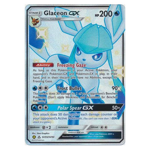 Glaceon GX : HIDDEN FATES - SV55/SV94