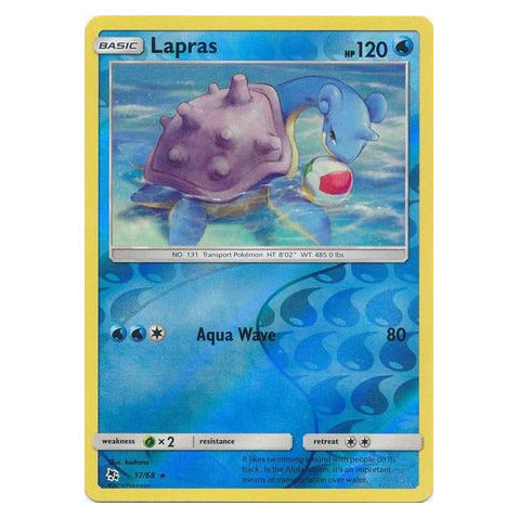 Lapras : HIDDEN FATES (Reverse holo) - 17/68