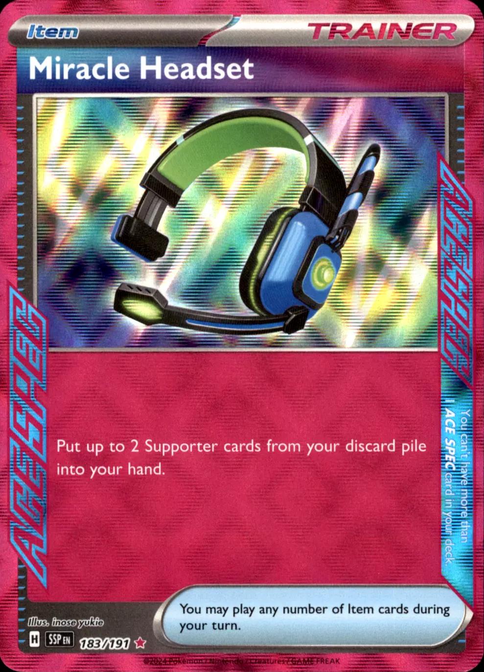 Miracle Headset : SURGING SPARKS - 183/191 - Lockett Labs UK