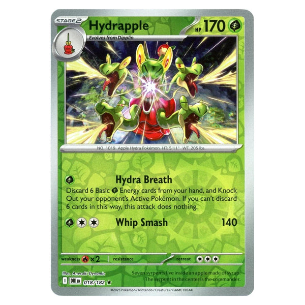 Hydrapple : DESTINED RIVALS (Reverse holo) - 018/182
