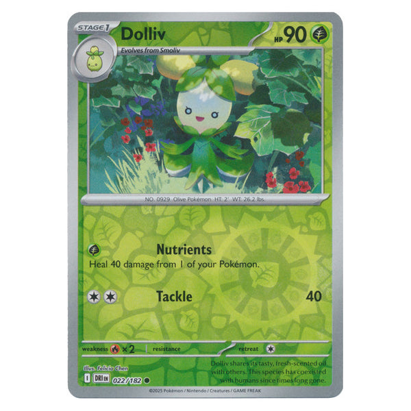 Dolliv : DESTINED RIVALS (Reverse holo) - 022/182