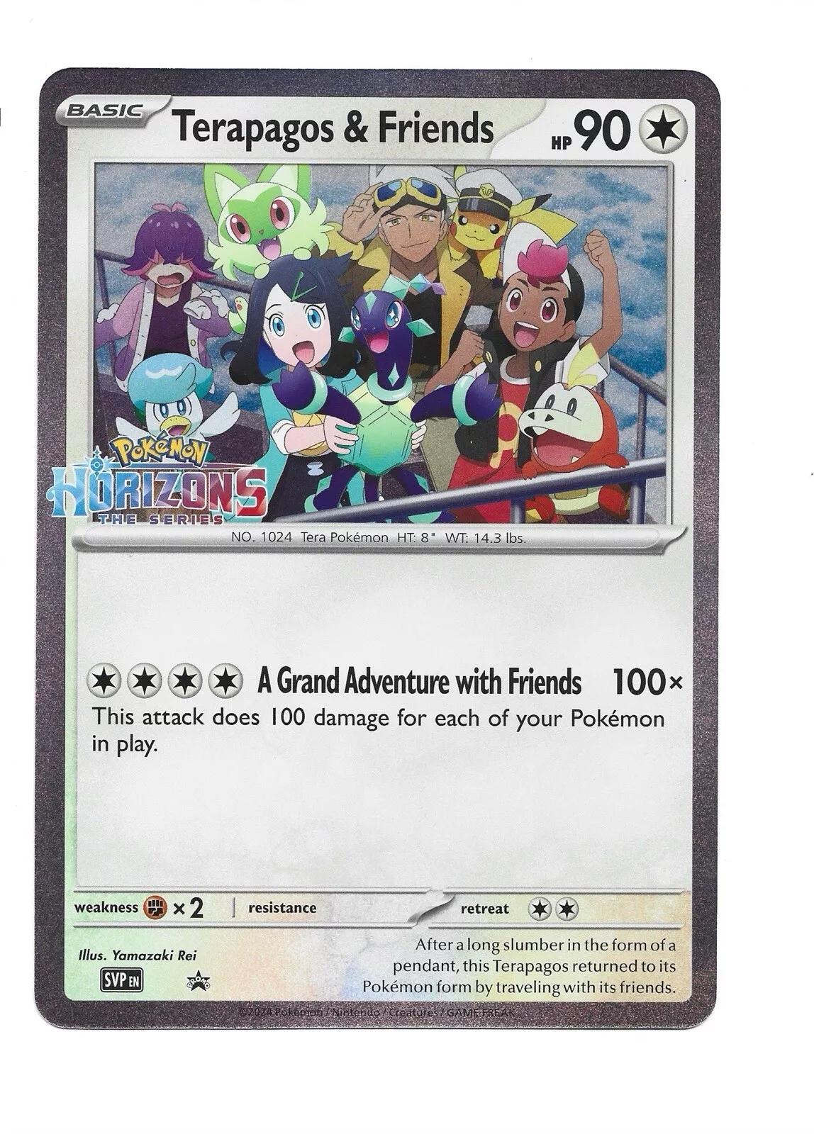 Terapagos & Friends : HORIZONS: THE SERIES JUMBO PROMO (Holo) (Sealed) - Lockett Labs UK