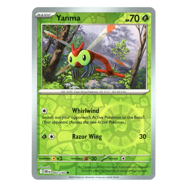 Yanma : DESTINED RIVALS (Reverse holo) - 002/182