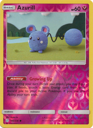 Azurill : COSMIC ECLIPSE (Reverse holo) - 146/236 - Lockett Labs UK