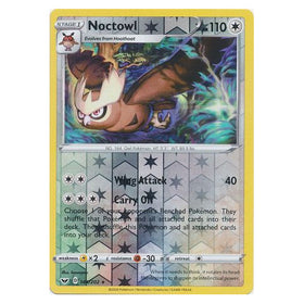 Noctowl : SWORD & SHIELD BASE (Reverse holo) - 144/202